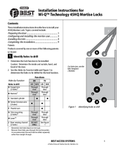BEST ACCESS SYSTEMS 45HQ Installation Instructions Manual