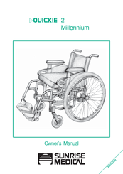 Sunrise Medical QUICKIE 2 Millenium Owner's Manual