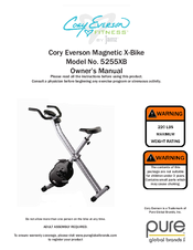 Pure Fitness Cory Everson 5255XB Owner's Manual