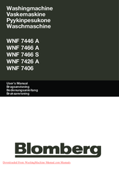 Blomberg WNF 7406 User Manual