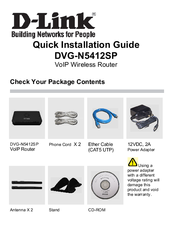 D-Link DVG-N5412SP Quick Installation Manual