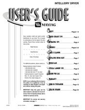 Maytag PYE4557AYW User Manual