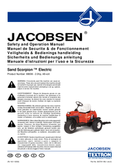 Jacobsen Sand Scorpion Safety And Operation Manual