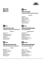 Hotpoint SBLH series NF Operating Instructions Manual