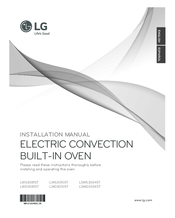 LG LSWS3034ST Installation Manual