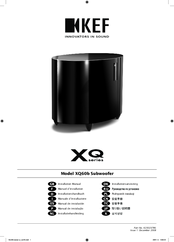 KEF XQ60b Installation Manual