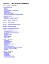 Onan Elite E125V Service Manual