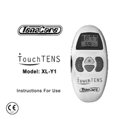 Tenscare TouchTENS XL-Y1 Instructions For Use Manual