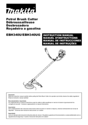 Makita EBH340U Instruction Manual