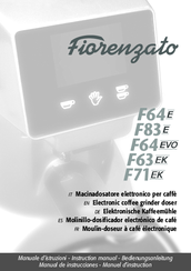 Fiorenzato F64EVO XG Manuals | ManualsLib