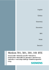 Siemens Motion 701 BTE User Manual