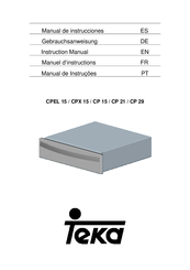 Teka CPEL 15 Instruction Manual