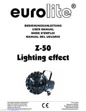 EuroLite Z-50 User Manual