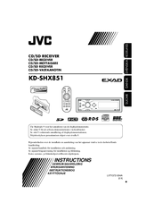 JVC EXAD KD-SHX851 Instructions Manual