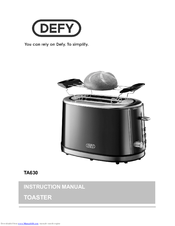 Defy TA630 Instruction Manual