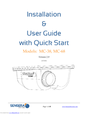 Sensera MC-68 Installation & User Manual With Quick Start