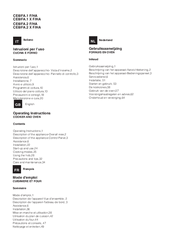 Hotpoint CE6IFA.1 X F/HA Operating Instructions Manual
