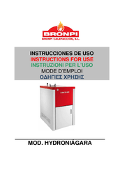 Bronpi HYDRONIAGARA Instructions For Use Manual