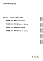 Axis M3113-R M12 Installation Manual