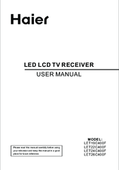 Haier LET19C400F User Manual