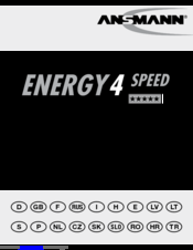 ANSMANN Energy4 Speed Operating Instructions Manual