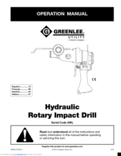 Greenlee HID6506 Operation Manual