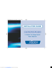 RoDEK R680FRD Installation Manual