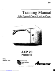 Amana AXP20 Training Manual