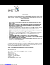 Spector&Co Spectech T341 User Manual