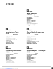 Hotpoint CP 77 SP2/HA S Operating Instructions Manual