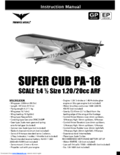 Phoenix Model PA-18 Super Cub Instruction Manual
