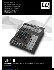 LD VIBZ 8 LDVIBZ8DC User Manual