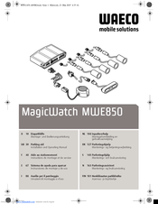 Waeco MagicWatch MWE850 Installation And Operating Manual