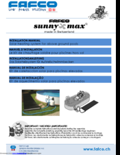 FAFCO Sunny Max Installation Manual