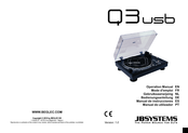 JB Systems q3 usb Operation Manual