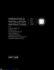 Norcool G3 Operating & Installation Instructions Manual
