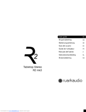 RuarkAudio R2 mk3 User Manual