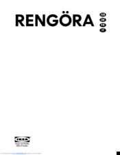 Ikea RENGÖRA Manual