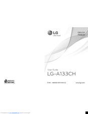 LG LG-A133CH User Manual