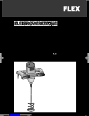 Flex MXE 1302 Original Operating Instructions
