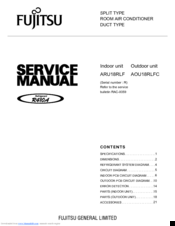 Fujitsu ARU18RLF Service Manual