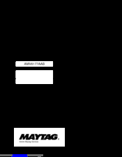 Maytag AMV6177AAB Repair Parts List Manual