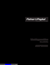 Fisher & Paykel AWF 60 MD User Manual
