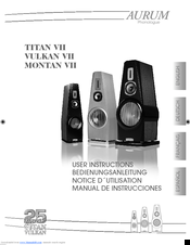 Aurum VULKAN VII User Instructions