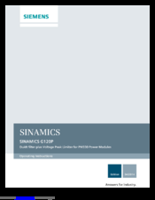 Siemens SINAMICS G120P Operating Instructions Manual