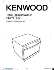 Kenwood KDWTTB10 Installation Instructions Manual