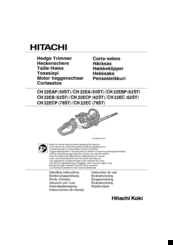 Hitachi CH 22EC Handling Instructions Manual