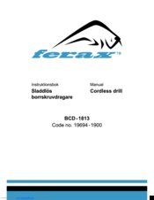 Ferax BCD-1813 Manual