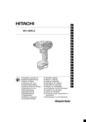 Hitachi WH 10DFL2 Handling Instructions Manual