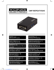 Konig CMP-REPEATVGA5 Manual